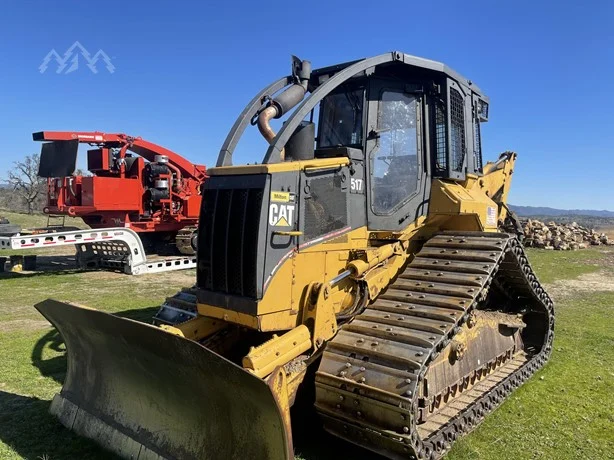 Cat 517 Swing Boom Grapple Dozer